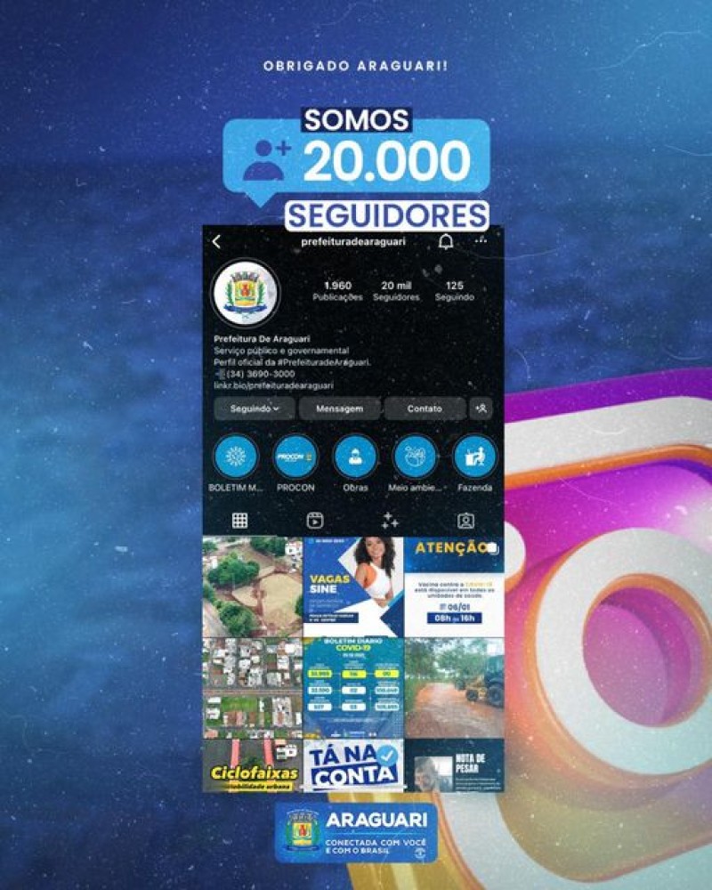 Obrigado Araguari pelo primeiro presente de 2023!