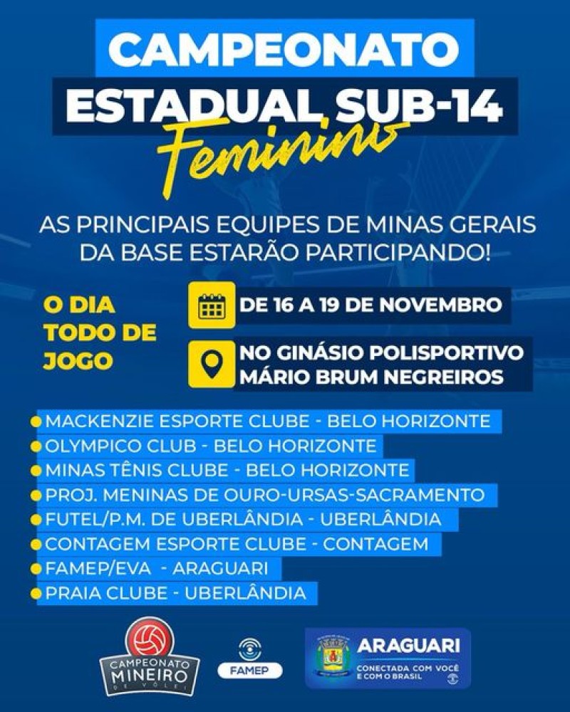 Campeonato Mineiro de Vôlei Feminino Sub-14