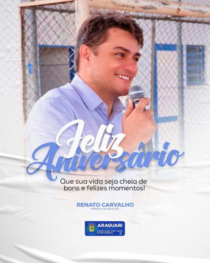 Feliz Vida! Sua garra e dedicação por Araguari te torna especial para todos. Muita saúde para novas conquistas.