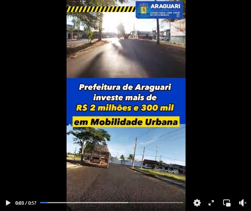 Mais Mobilidade e Segurança para nossa população