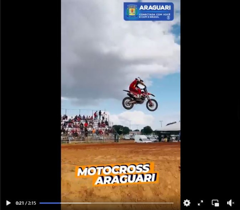 A emoção e adrenalina tomaram conta do evento de Motocross, realizado no ultimo final de semana de Araguari, na pista do bairro São Sebastião. 