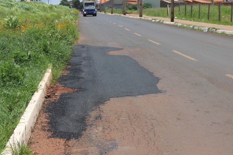 Prefeitura realiza força tarefa do serviço de tapa buracos em Araguari