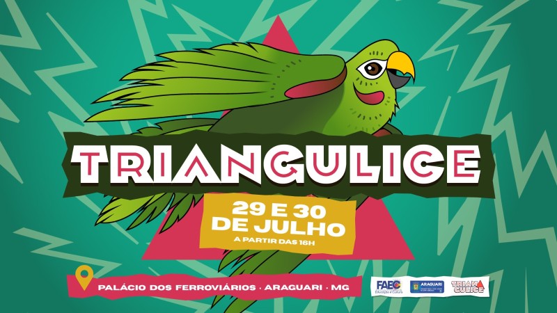 Triangulice será realizado nos dias 29 e 30 de julho, em Araguari 