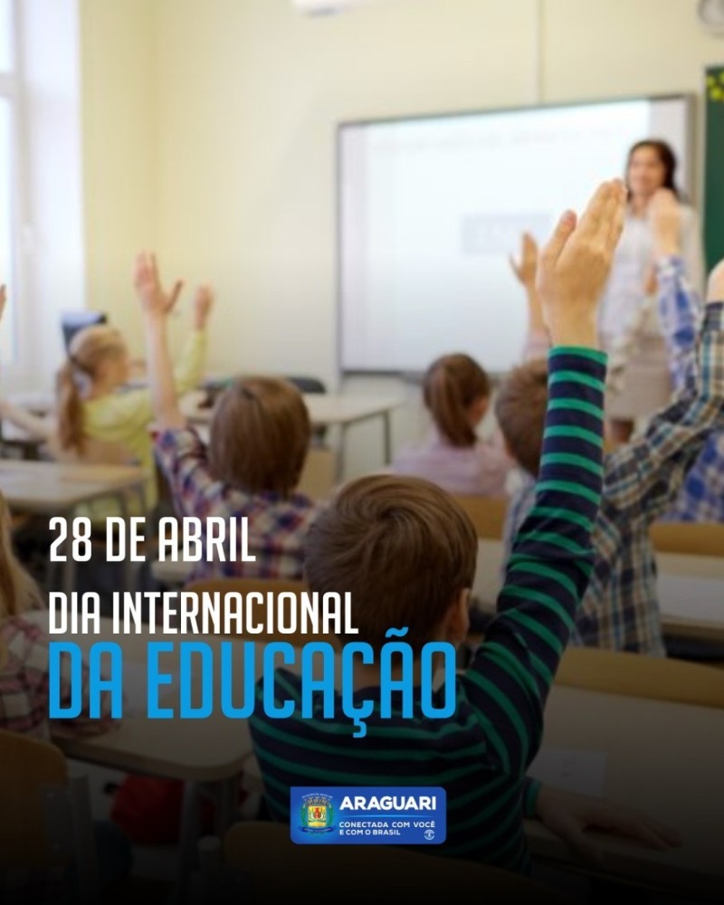 DIA INTERNACIONAL DA EDUCAÇÃO