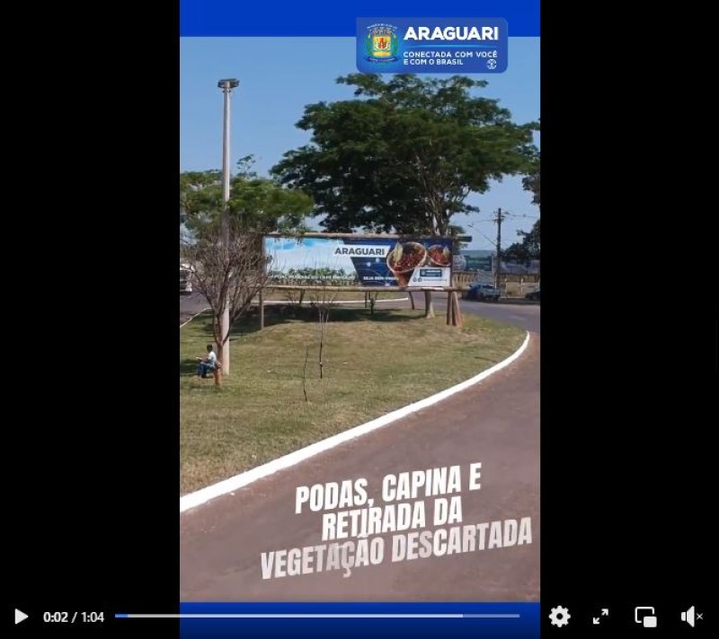 Araguari cada dia mais bonita!