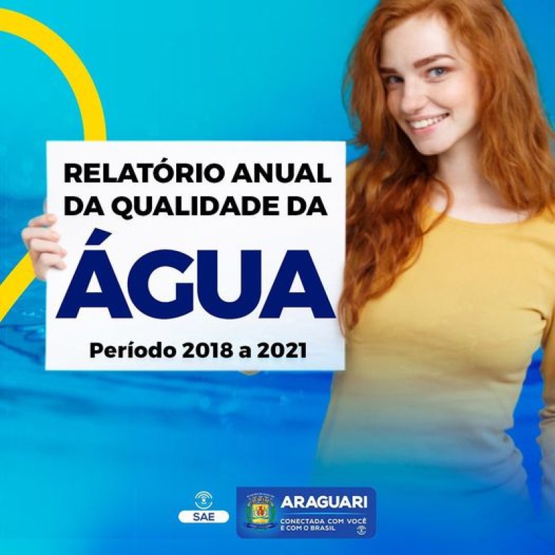 SAE Araguari divulga informações para a população sobre a qualidade da água