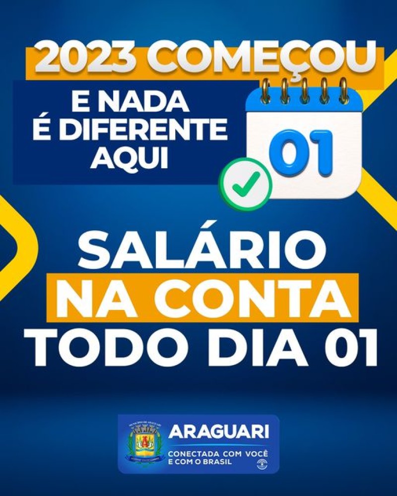 PAGAMENTO NA CONTA!