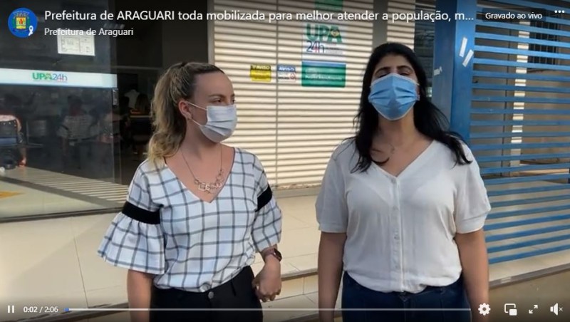 Prefeitura de ARAGUARI toda mobilizada para melhor atender a população, mediante a disponibilização de leitos, transferência de pacientes e todo tipo de socorro imediato. 
