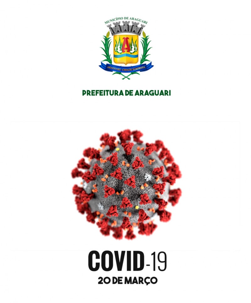 COMUNICADO DA PREFEITURA DE ARAGUARI – CORONAVÍRUS