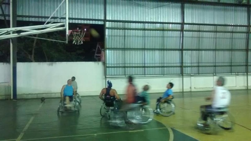 Secretaria De Esportes em parceria com a ADEFA disponibiliza basquetebol de cadeira de rodas.