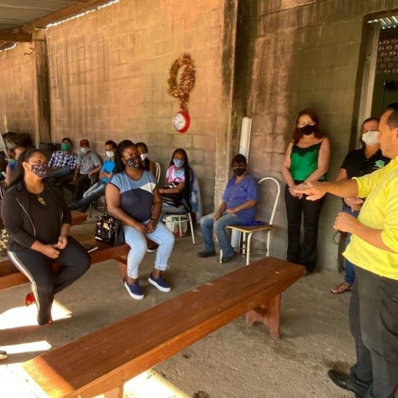 TROCANDO EXPERIÊNCIAS - secretários da Prefeitura de ARAGUARI se reúnem com catadores de recicláveis e gestores da ASCAMARA.