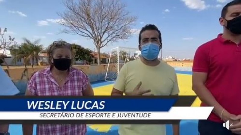 A Praça de Esportes do Bairro Ouro Verde já é realidade!