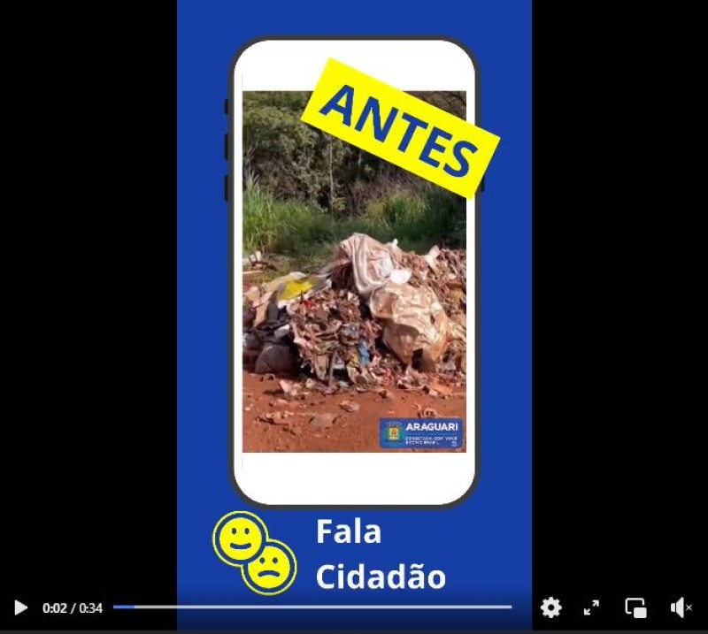 Secretaria de Serviços Urbanos atua na limpeza da área às margens da linha férrea