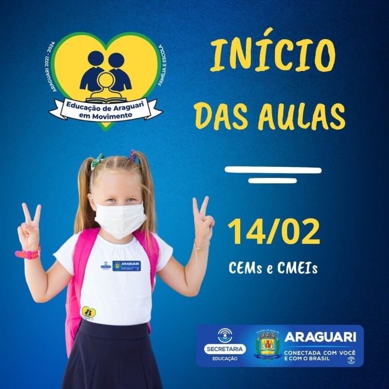 Secretaria de Educação divulga data de início do ano letivo de 2022