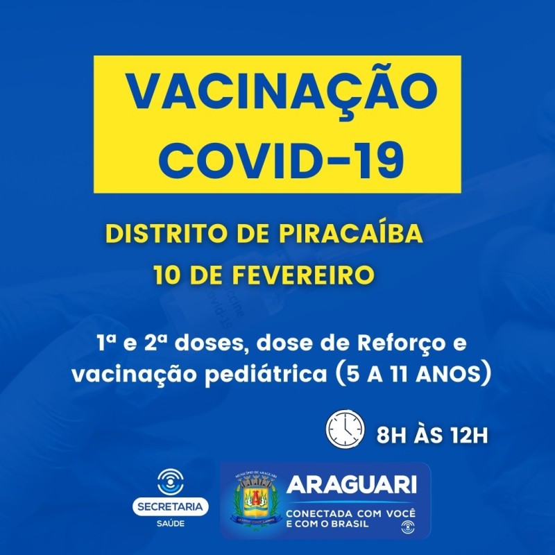 Vacinação 10 de fevereiro