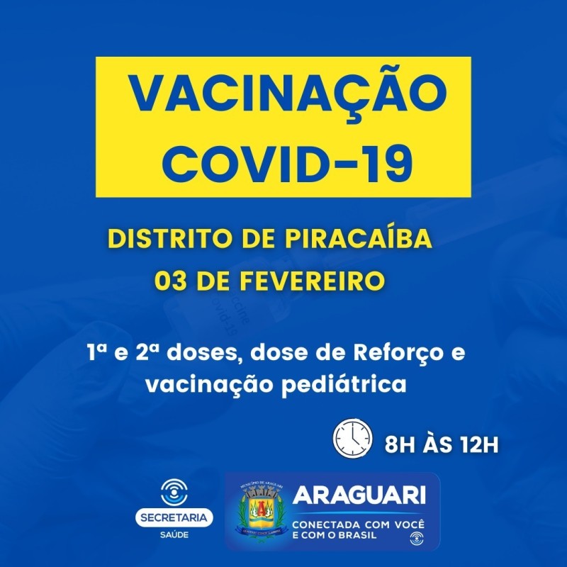 Vacinação 03 de fevereiro