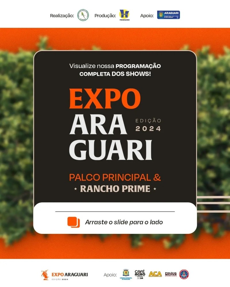 Expo Araguari começa hoje com grandes atrações musicais