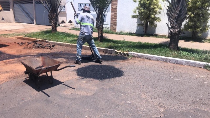 Prefeitura de Araguari informa sobre a operação Tapa-Buracos