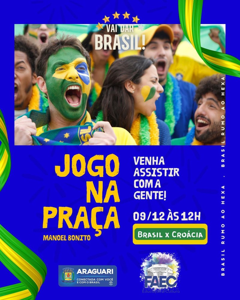 JOGO NA PRAÇA!