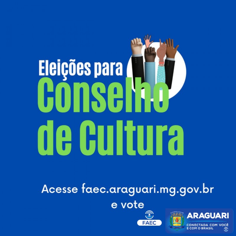 Começa hoje a votação para as cadeiras de representantes da sociedade civil no Conselho Municipal de Políticas Culturais