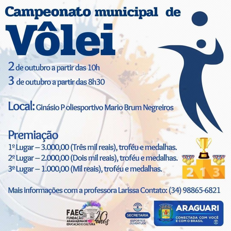 Campeonato de Vôlei Masculino tem novas definições