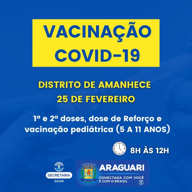 Vacinação 25 de fevereiro