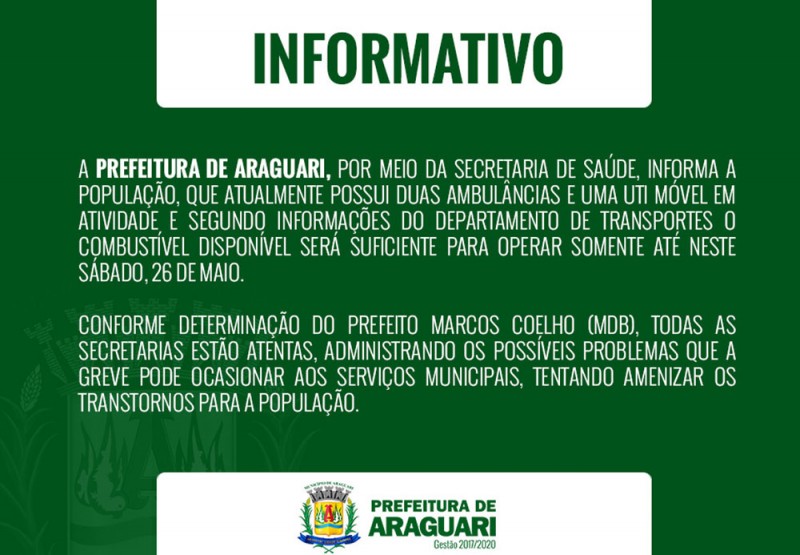 INFORMATIVO - 24/05