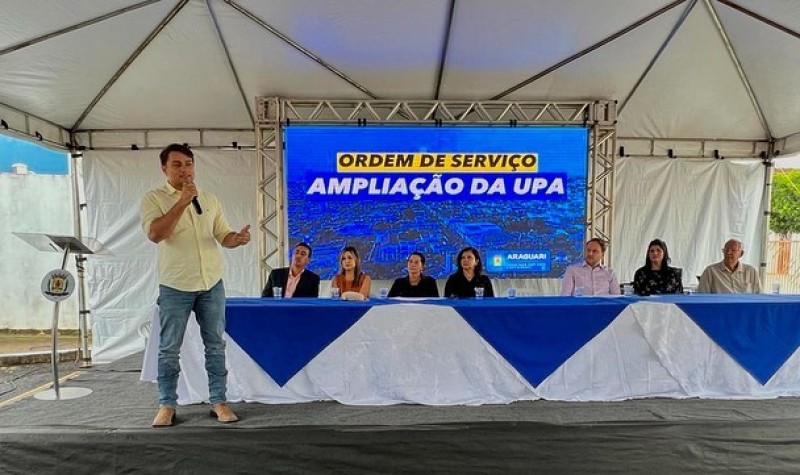 Ordem de Serviço é assinada para ampliação e reforma da Unidade de Pronto Atendimento de Araguari