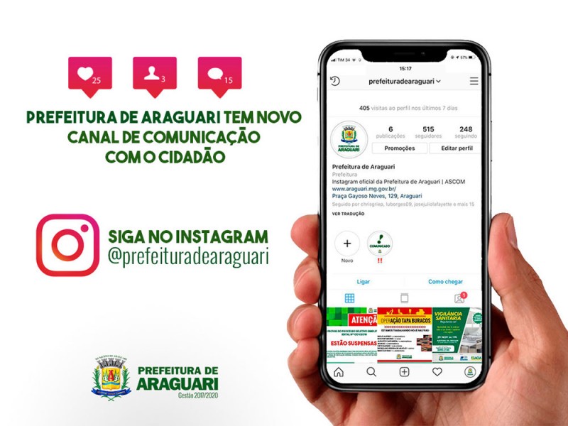 Prefeitura de Araguari tem novo canal de comunicação com o cidadão