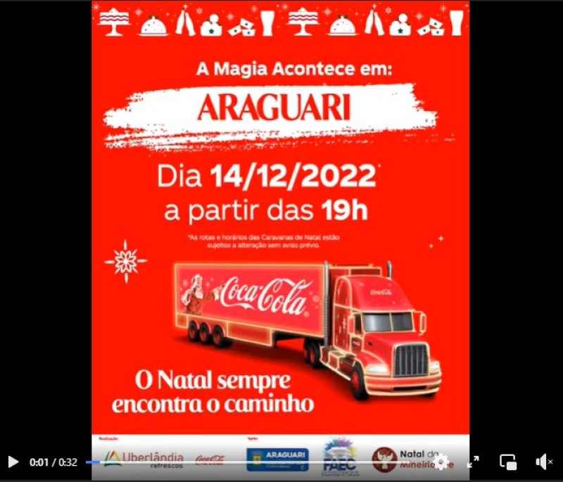 O Natal vem vindo, vem vindo o Natal!