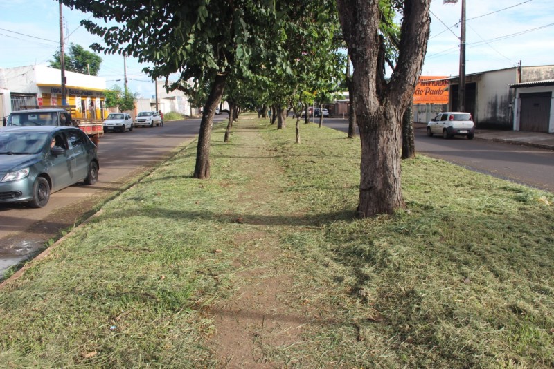 Prefeitura segue com serviços de limpeza em avenidas do Município