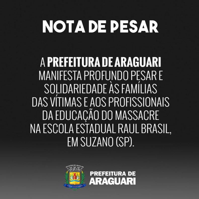 NOTA DE PESAR