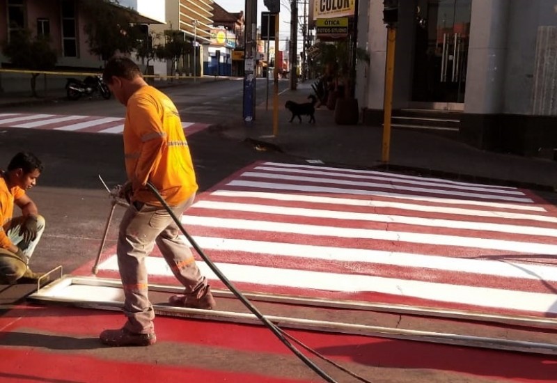 Prefeitura reforça sinalização estratigráfica no centro de Araguari