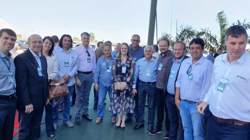 Prefeito Marcos Coelho participa da inauguração da unidade da Fertilizantes Tocantins em Araguari