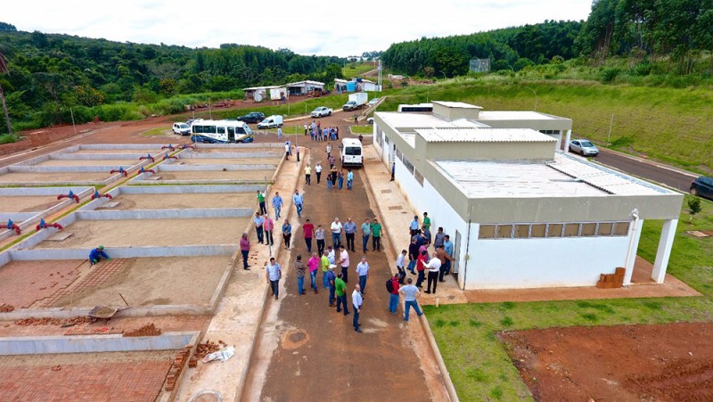 Prefeitura de Araguari e SAE realizam visita às obras de conclusão da Estação de Tratamento de Esgoto Central