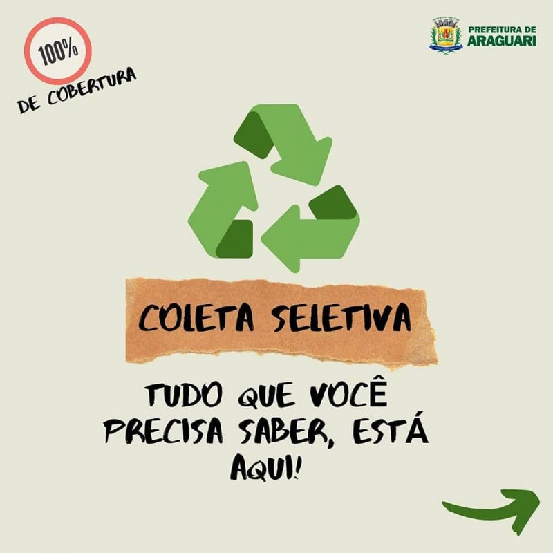 COLETA SELETIVA-100 % DE COBERTURA