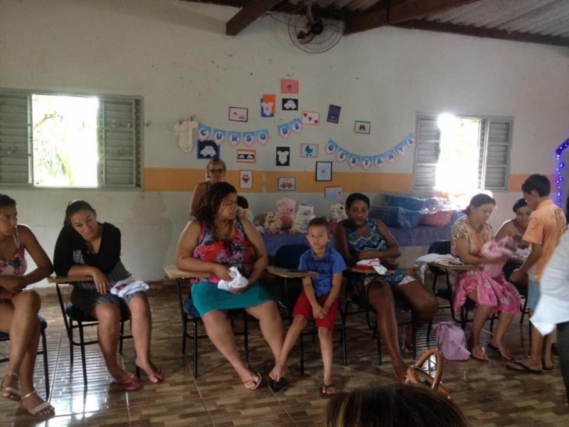 Durante o mês de novembro a Prefeitura de Araguari, através da Secretaria do Trabalho e Ação, realizou em Piracaíba o Curso de Gestante por meio do Centro de Referência de Assistência Social do Conjunto Alan Kardec, CRAS II.