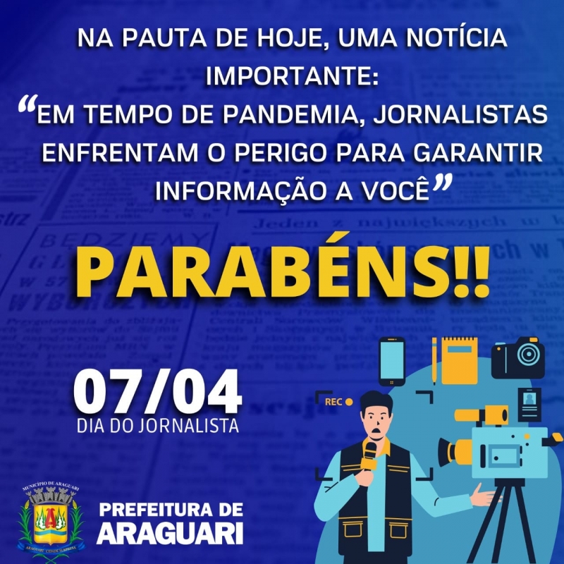 A data homenageia o trabalho dos profissionais da mídia, responsáveis por apurar fatos e levar as informações sobre os acontecimentos locais, regionais, nacionais e internacionais para as pessoas, de maneira imparcial e ética. Seja na rádio, na televisão ou nos jornais impressos, o jornalista deve sempre trabalhar tendo como base a imparcialidade e fontes de informação confiáveis.