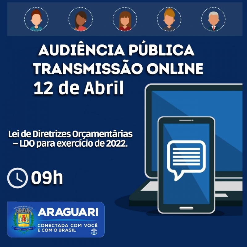 A população pode participar com perguntas e comentários.   A administração do município estará online a partir de 9h, no dia 12 de abril, pela página da Prefeitura no Facebook.