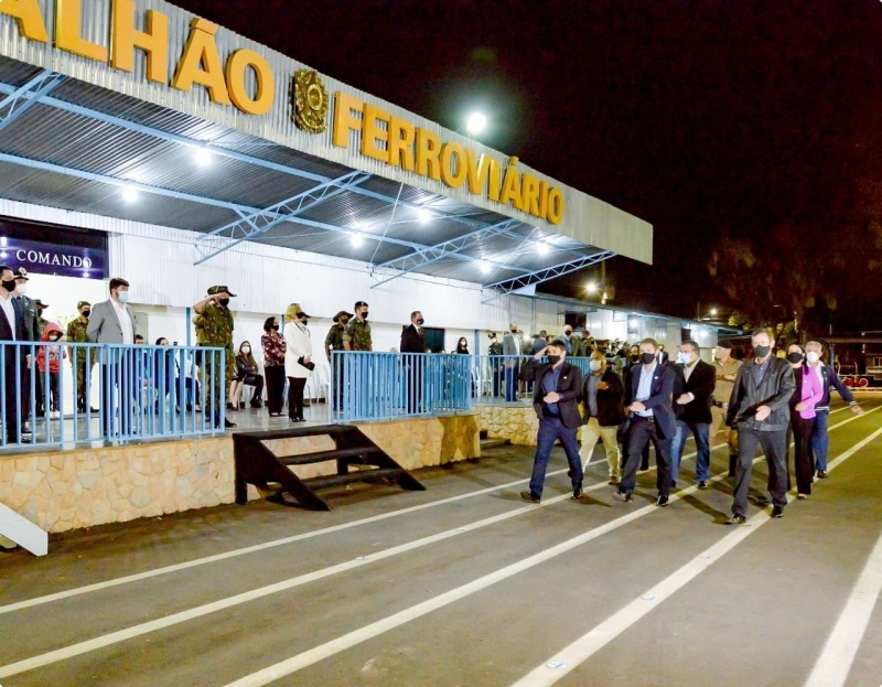 O Prefeito Renato Carvalho participou da solenidade comemorativa aos 83 anos do 2º Batalhão Ferroviário. O evento foi realizado na sede do Batalhão Mauá contando com autoridades civis e militares.