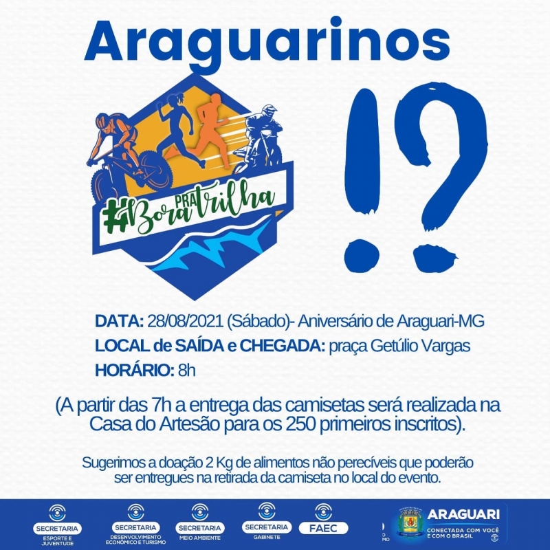 O evento mais esperado do aniversário da cidade já está com as inscrições abertas e você não pode ficar de fora!