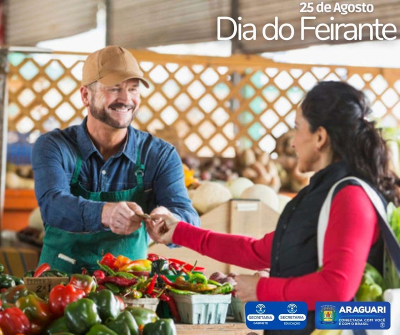 Eles acordam cedo, montam as barracas, organizam os alimentos e colocam o sorriso no rosto para nos oferecer produtos fresquinhos nas feiras livres. E hoje é dia de reconhecer o trabalho e todo o carinho desses profissionais.