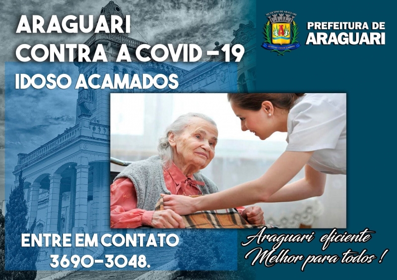 Idosos acamados acima de 90 anos que n&atilde;o possuem condi&ccedil;&otilde;es para irem at&eacute; o local da vacina&ccedil;&atilde;o poder&atilde;o entrar em contato pelo 3690-3048.