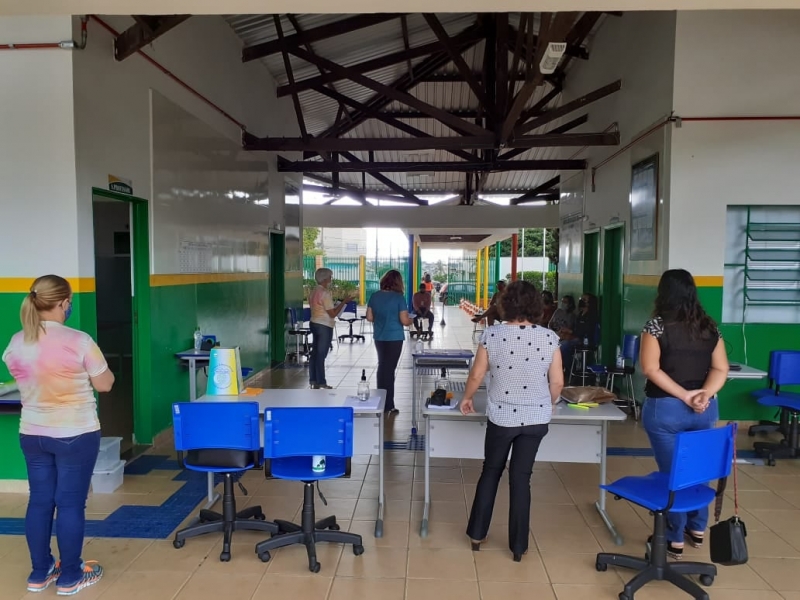 Hoje, foi necess&aacute;rio a interdi&ccedil;&atilde;o da secretaria de meio ambiente das 12h &agrave;s 18h para sanifica&ccedil;&atilde;o.
