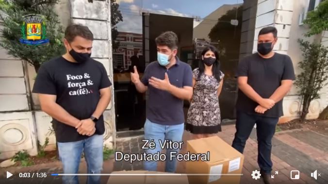 Neste sábado (20), o município recebeu equipamentos que serão usados no tratamento de pacientes COVID. Com o apoio dos deputados Zé Vitor e Raul Belém, foi possível viabilizar junto ao Ministério da Saúde, 10 monitores cardíacos, 8 respiradores compatíveis com leitos de uti e 7 respiradores de transporte.