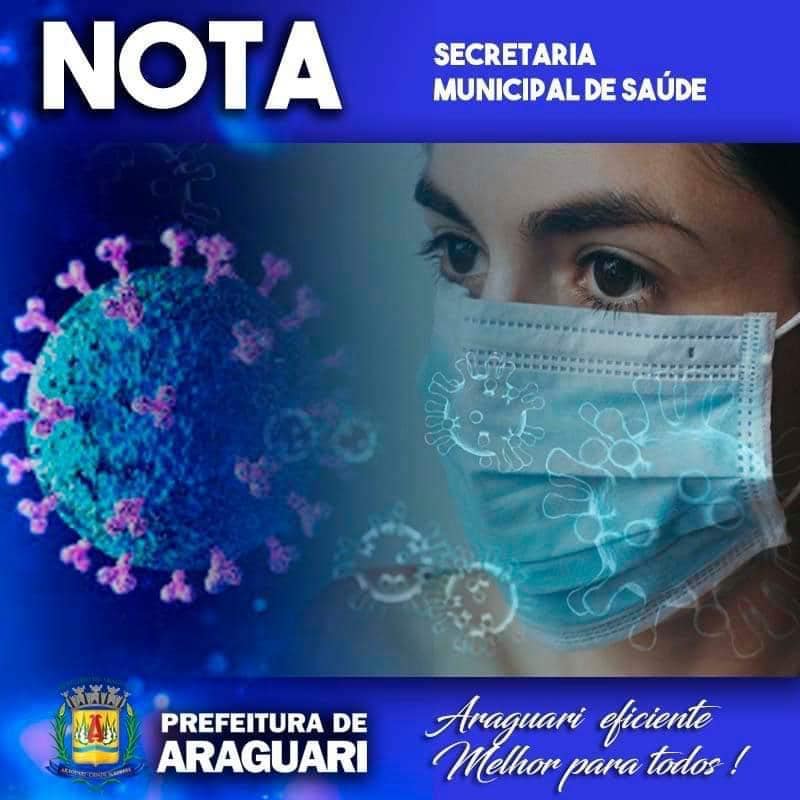 A Secretaria Municipal de Saúde informa, 04 óbitos confirmados para a Covid-19, residentes em Araguari:  1. Sexo feminino, idade 39 anos, grupo de risco: Doença Hepática Crônica. 2. Sexo feminino, idade 72 anos, grupo de risco: Diabetes Melitus 3. Sexo feminino, idade 78 anos, grupo de risco: Não Informado. 4. Sexo feminino, idade 82 anos, grupo de risco: Não Informado.  1- Óbito confirmado para covid-19 residente em Tupaciguara sexo masculino, idade 71 anos, grupo de risco: Não Informado.