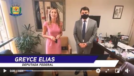 Hoje fui recebido recebido em Bras&iacute;lia, pela deputada federal Greyce Elias (AVANTE), que garantiu apoio irrestrito ao munic&iacute;pio, com foco no desenvolvimento da nossa cidade; Agroneg&oacute;cio, Infraestrutura e pol&iacute;ticas p&uacute;blicas voltadas para as mulheres.