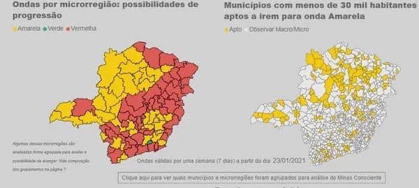 Com a nova classificação, a cidade fica na onda vermelha pelo Programa Minas Consciente na avaliação dentro da microrregião, que envolve apenas Araguari e Uberlândia. Pela macrorregião, o município continua na onda amarela.