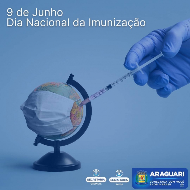 A imunização sempre será a nossa maior arma! Araguari sabe a importância da prevenção de doenças com vacina. E luta para garantir a proteção de todos.  Contra a poliomielite, gripe e até a Covid-19, vamos vencer! Não deixe de se vacinar, atualize sua carteirinha de vacinação.