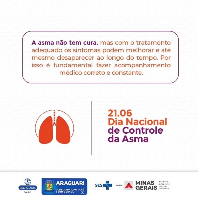 A data tem o objetivo de conscientizar sobre uma das principais doenças respiratórias crônicas não infecciosas do mundo, que atinge cerca de 20 milhões de Brasileiros. Nesse post a gente te conta sobre a doença! Acompanhe!